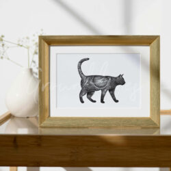 Dotwork kat galaxy 5 (A5)