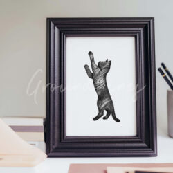 Dotwork kat galaxy 1 (A5)