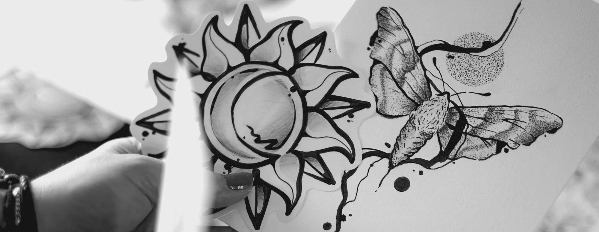 Selectie van handgemaakte flash ontwerpen