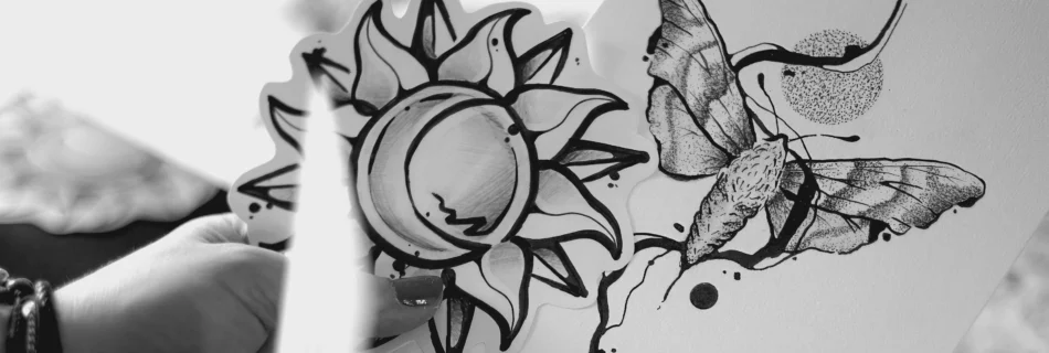 Selectie van handgemaakte flash ontwerpen